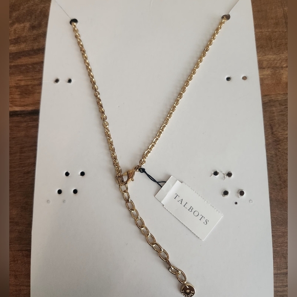 Talbots Tortoiseshell Flower Necklace - Picture 3 of 6